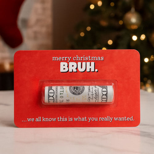 Christmas Money Holder Red