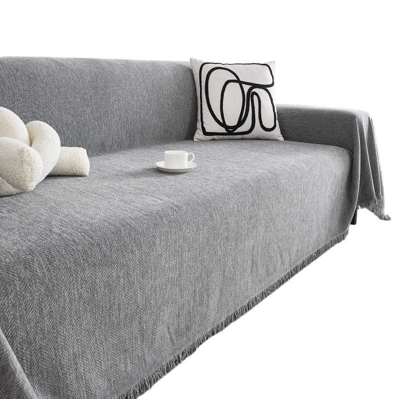 Minimal Sofa & Couch Cover | Washable and Pet-Friendly Ash Gray