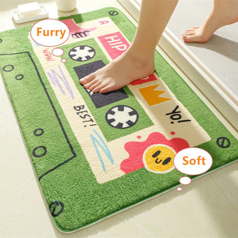 90s Cassette Rug Green