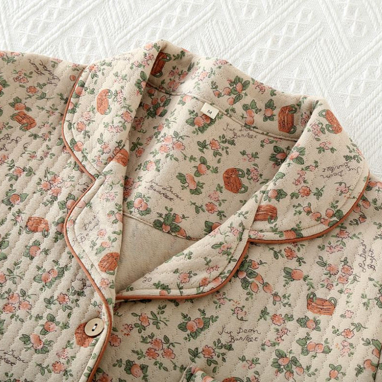 Women's Vintage Cotton Pajama Set