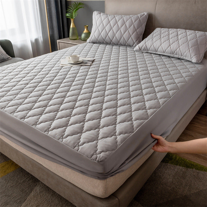 Waterproof Mattress Protector Light Gray
