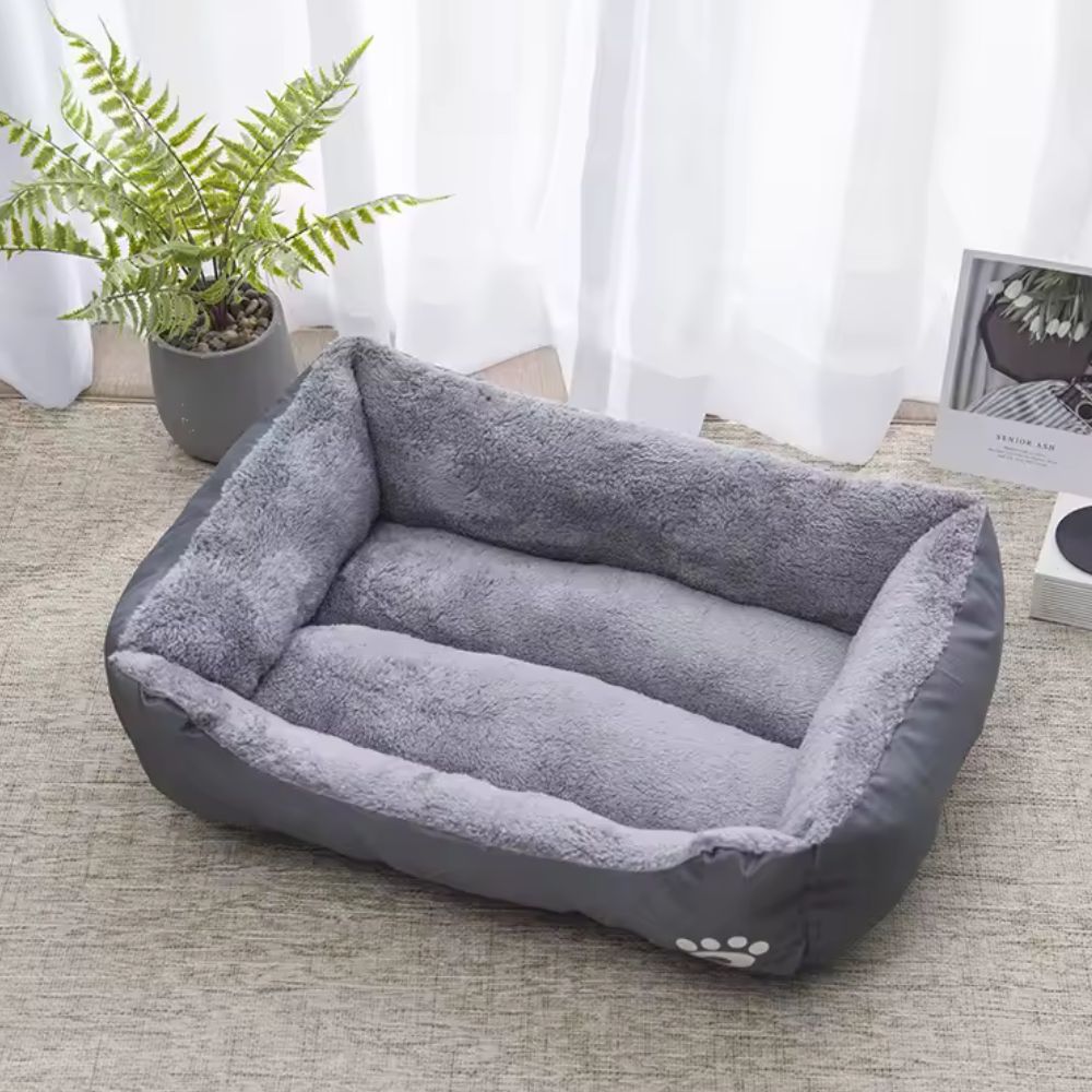 Fluff Zone Pet Bed Slate Snuggle