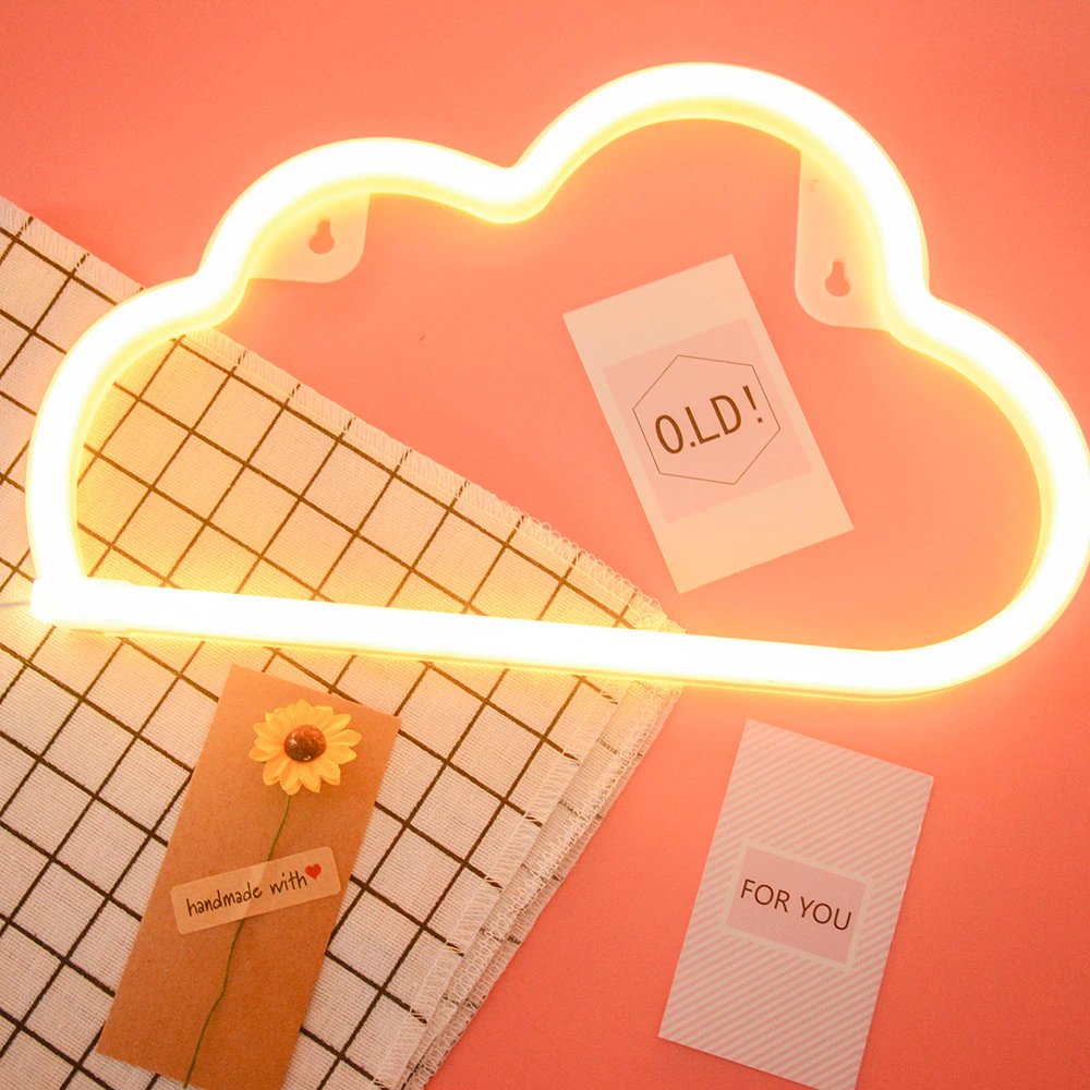 Aesthetic Neon Light Cloud