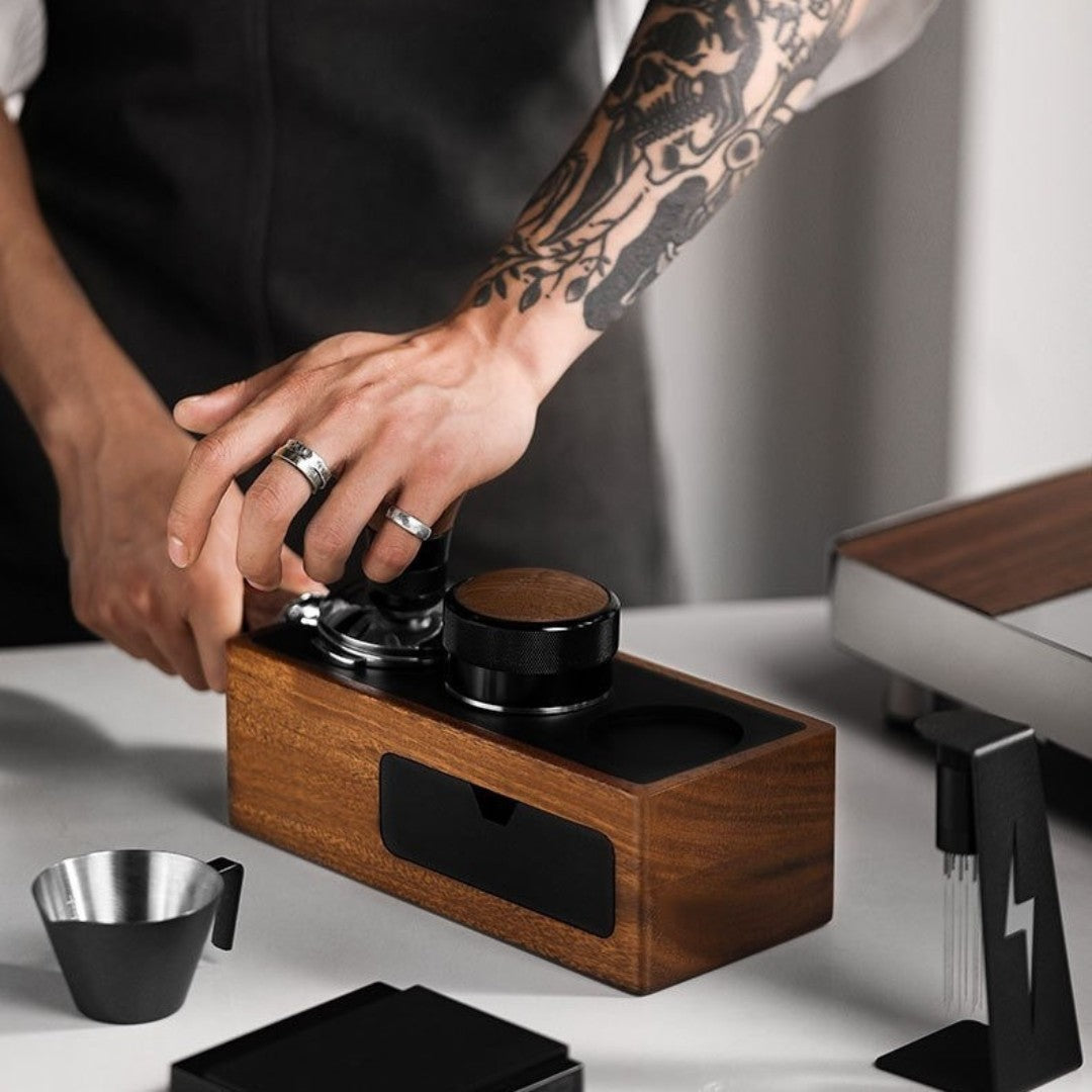 Valdino Walnut Tamping Station