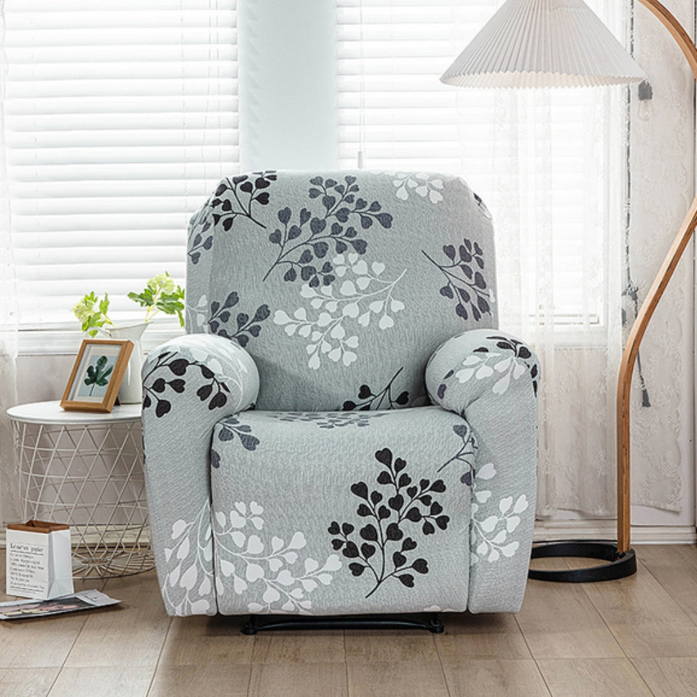 Floral Recliner Sofa Cover Orchidate