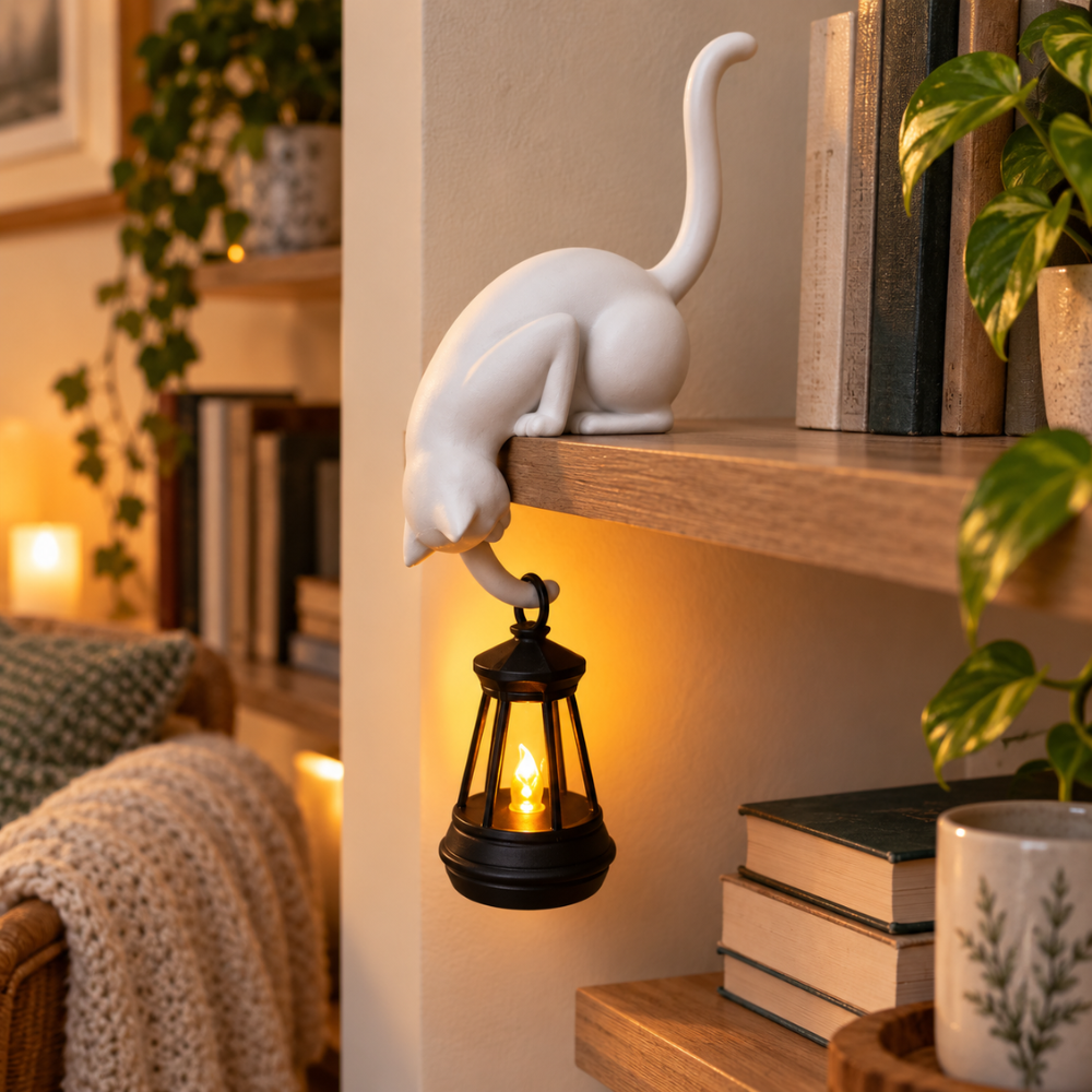 Playful Cat Light Decoration