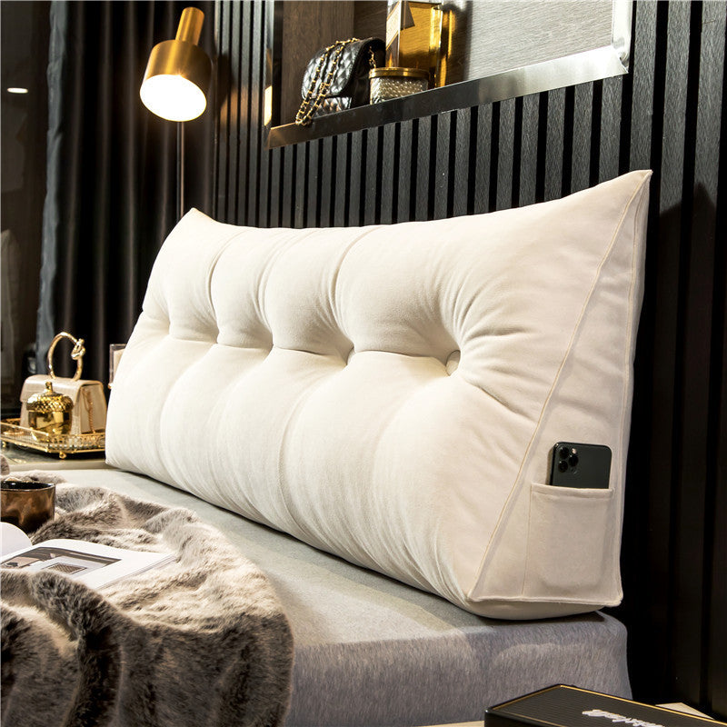 Luxury Wedge Pillow White