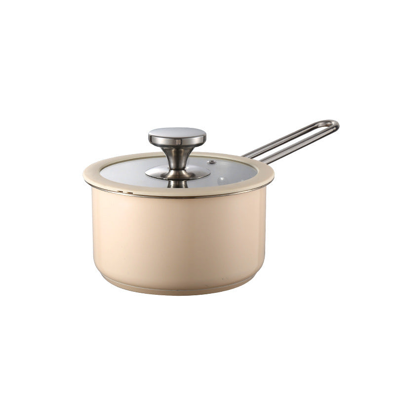 Maison Beige Stainless Cookware Set Saucepan 6.9"