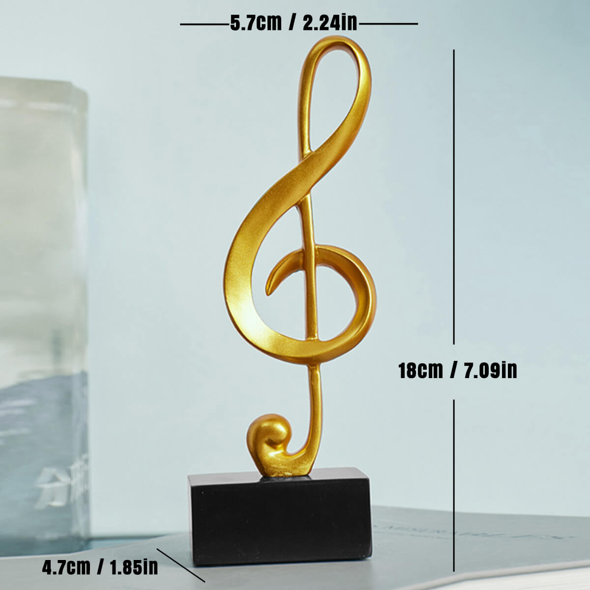 Bacholdi Note Figurine Treble Clef