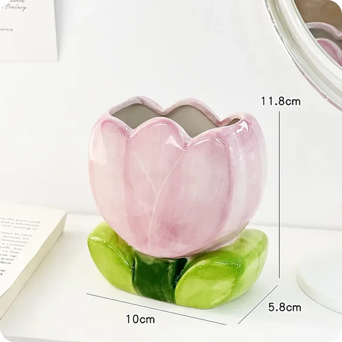 Ceramic Flower Pen Holder A