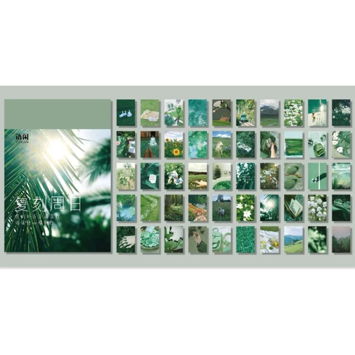 Aesthetic Journal Stickers Green