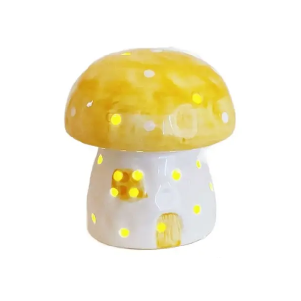 Aesthetic Mushroom Night Light Yellow