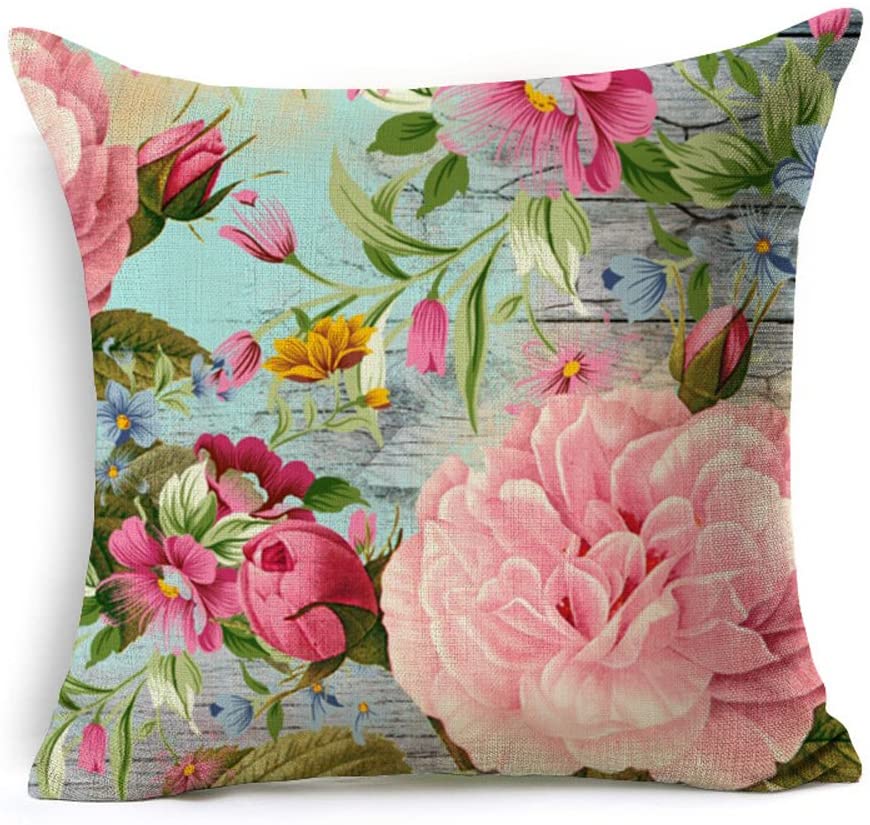 Iridescent Flowers Cushion Cover Lillies