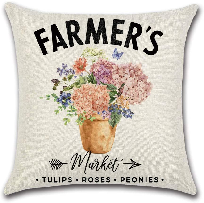Spring Time Cushion Covers Farmers Market