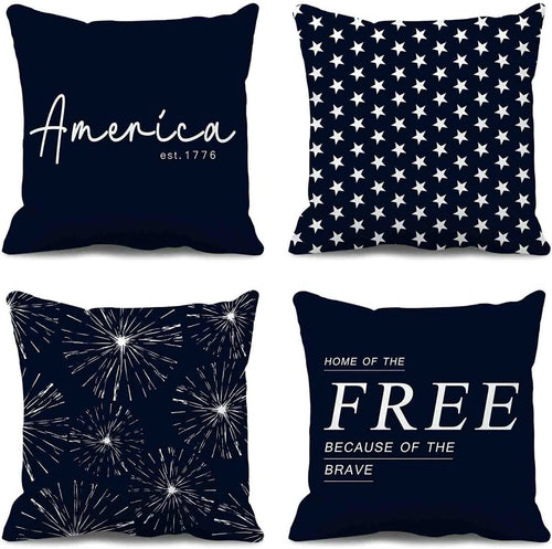 America Cushion Covers 4 Pack Bundle (Save More)