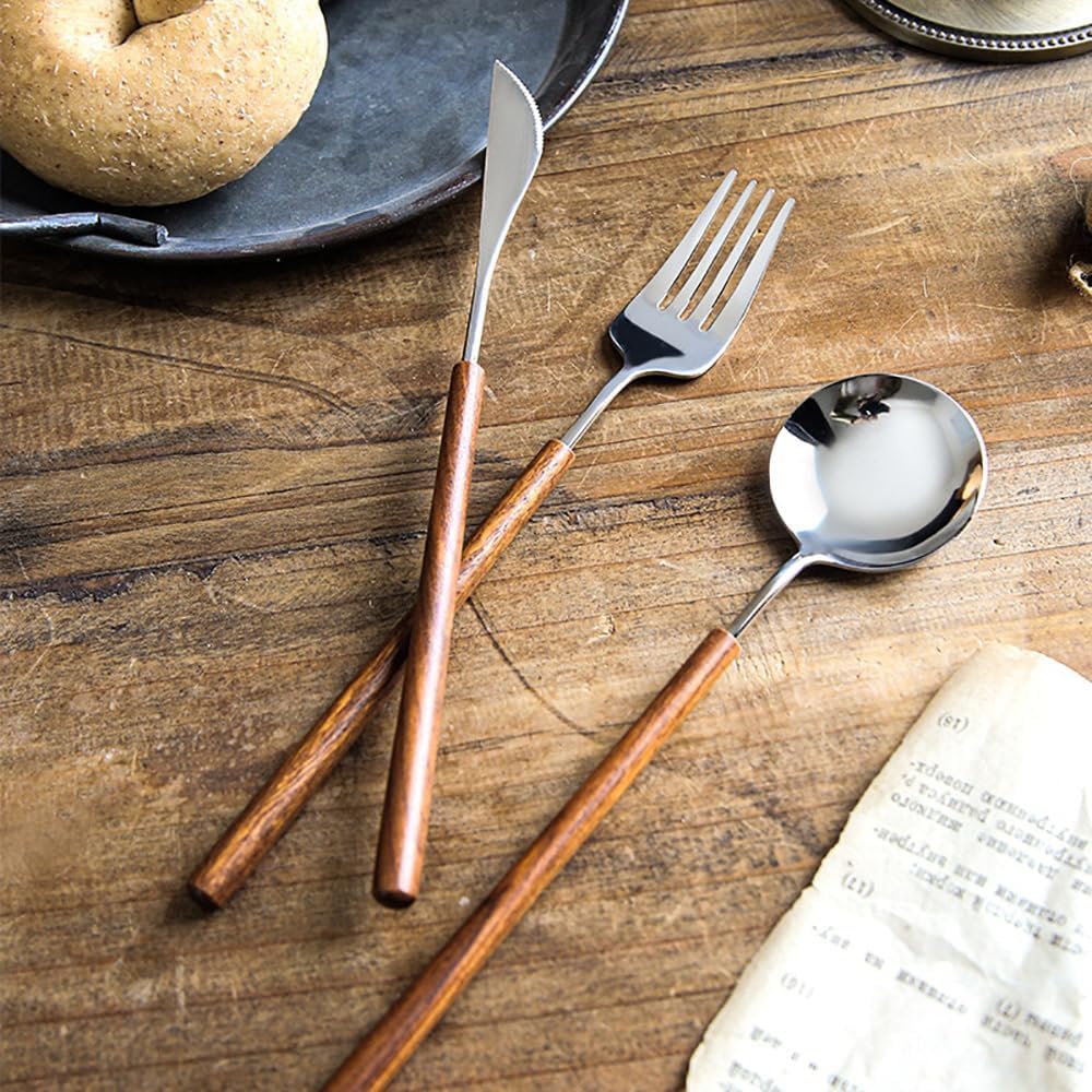Toscana Rosewood Flatware Set