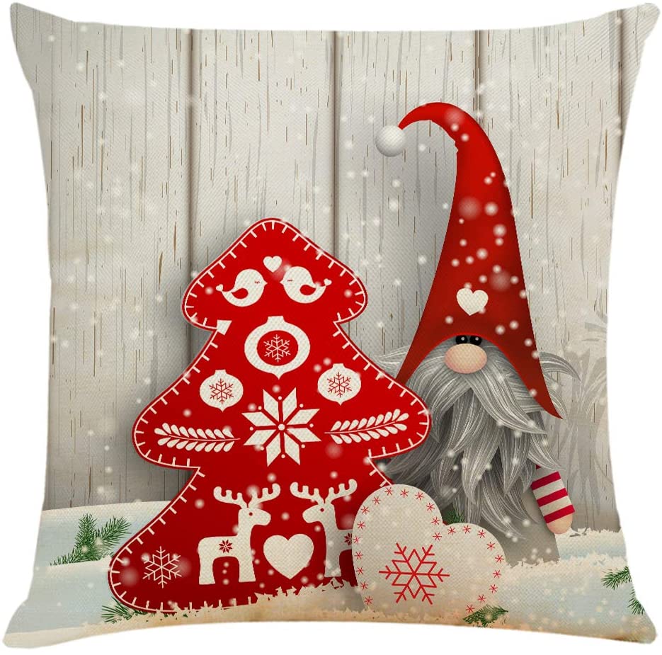 Frosty Gnomes Cushion Cover Miniature