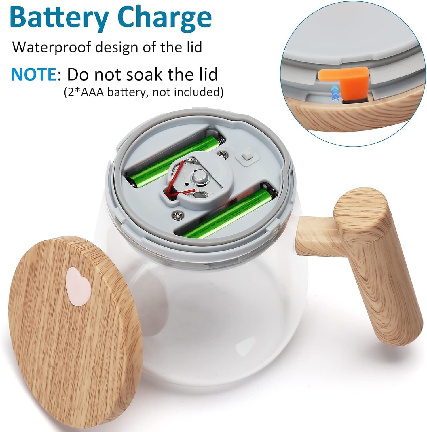 Self-Stirring Electric Coffee Mug