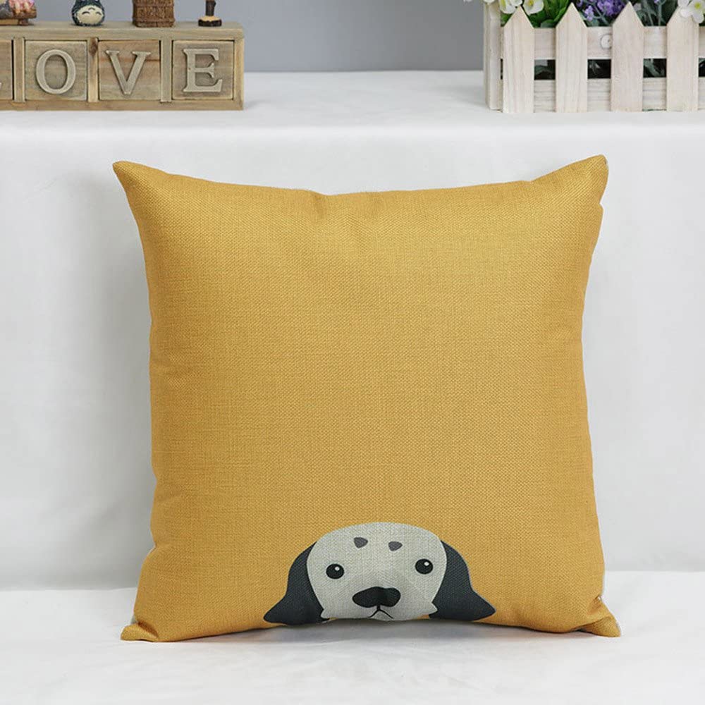 Cartoon Dog Cushion Covers Dalmatian