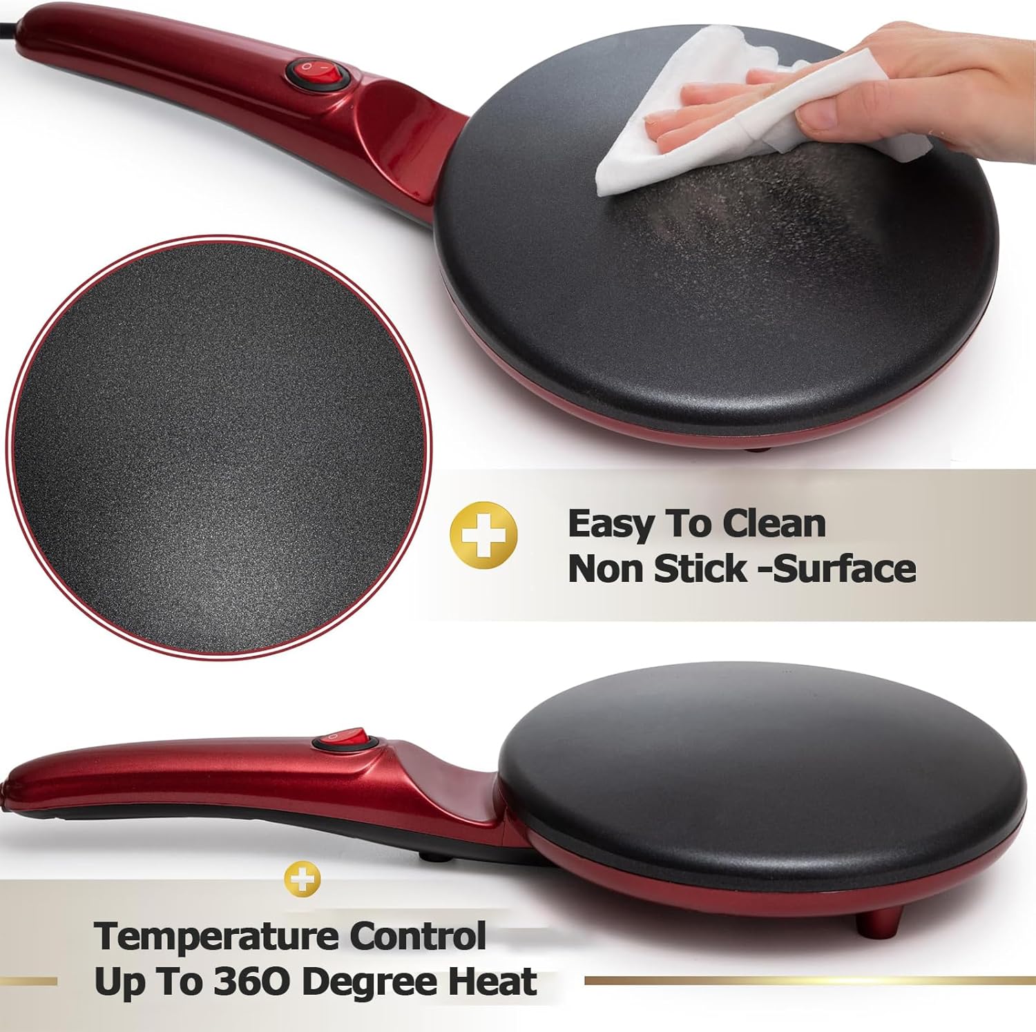 Instant Electric Crepe Maker 8 Inch