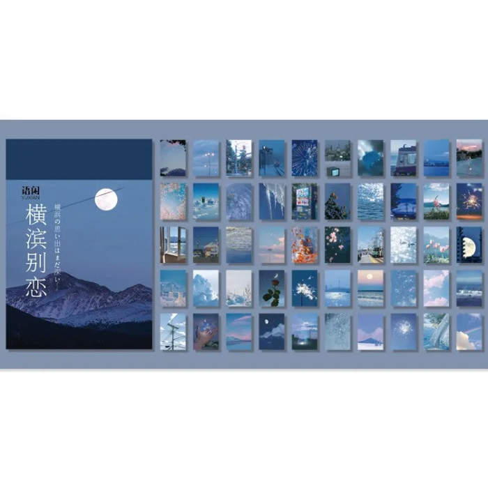Aesthetic Journal Stickers Blue