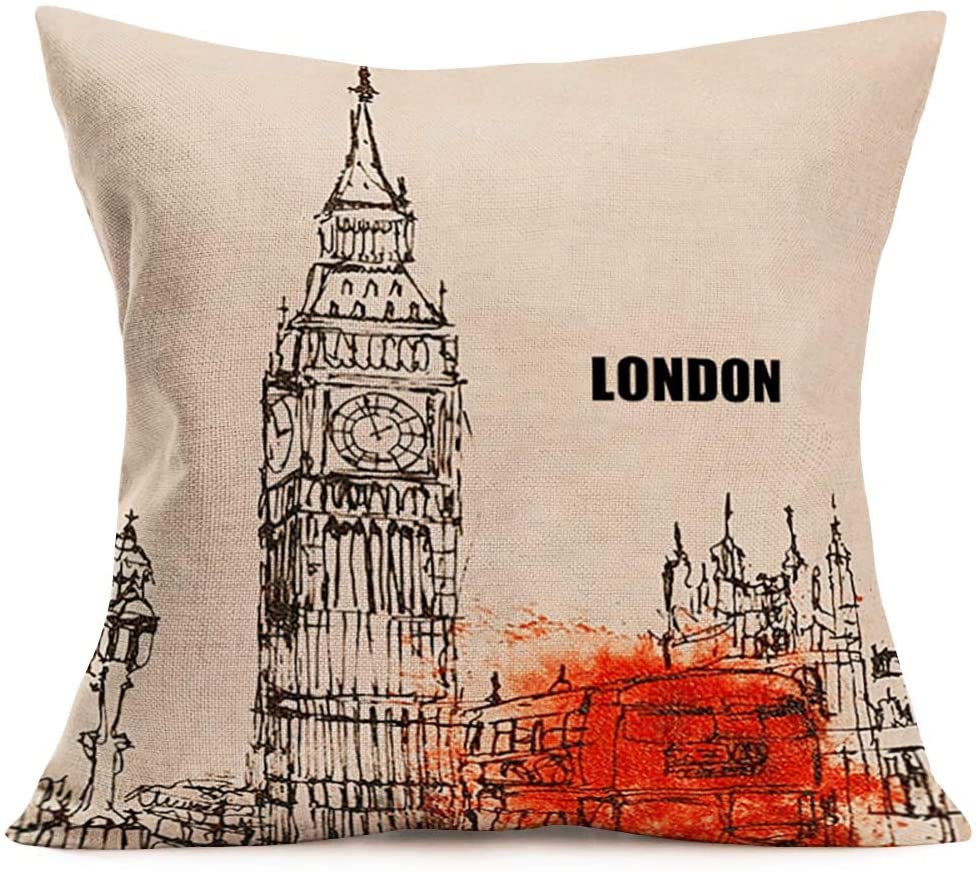 Landmark Cushion Covers Big Ben