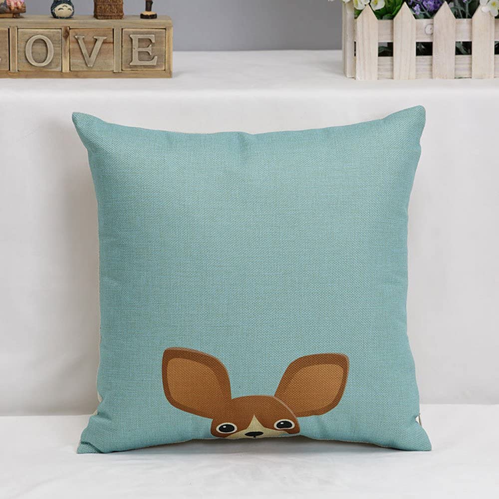 Cartoon Dog Cushion Covers Chihuahua