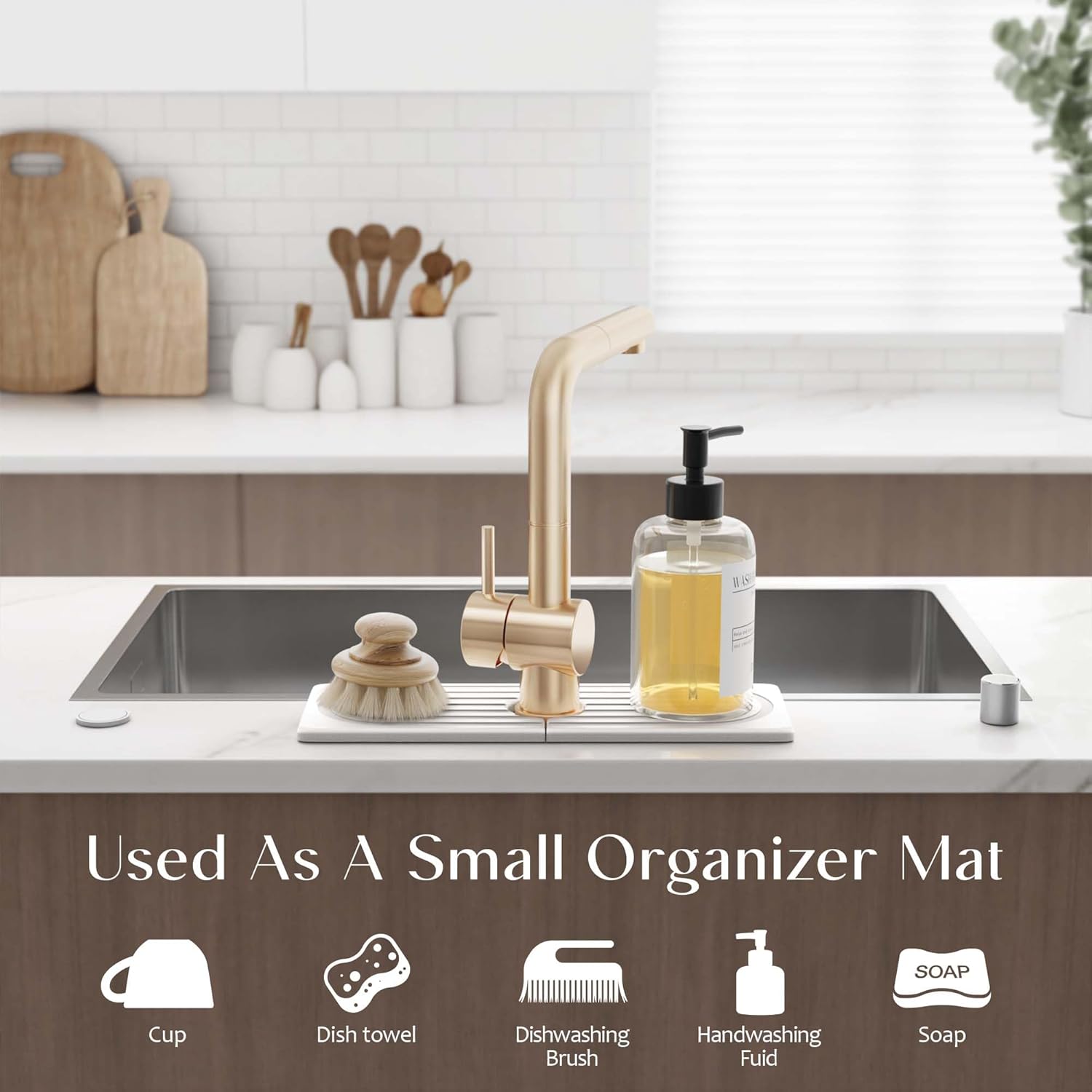 The InstaDry Faucet Stone Mat - Limited Time Offer
