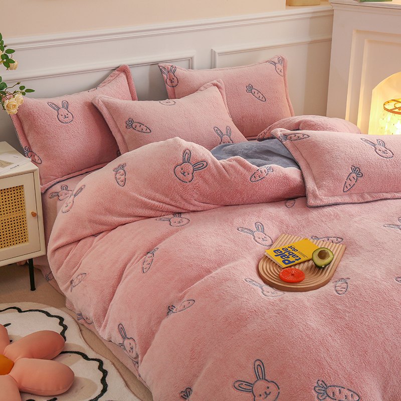 Aesthetic Fluffy Duvet Cover C