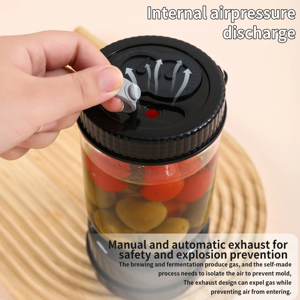 Flip & Drain Pickle Jar