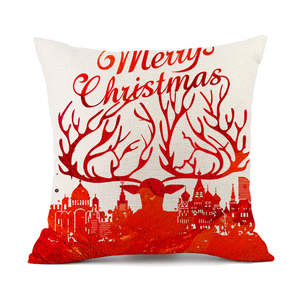 ‘Tis The Season Cushion Covers Christmas Deer
