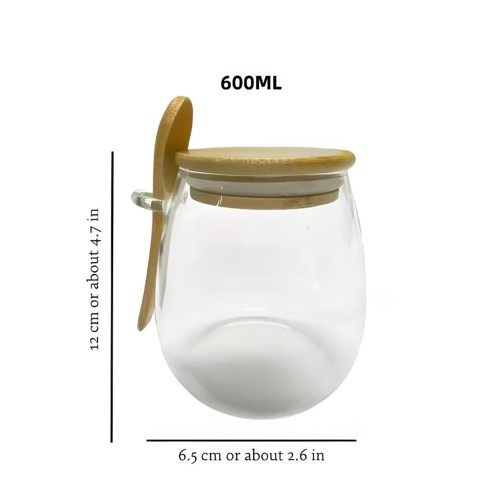 Nature's Pantry Glass Jar 600ml