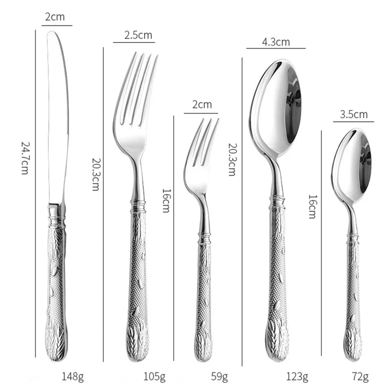 Valemont Baroque Silverware Set