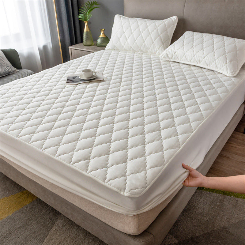 Waterproof Mattress Protector Milky White