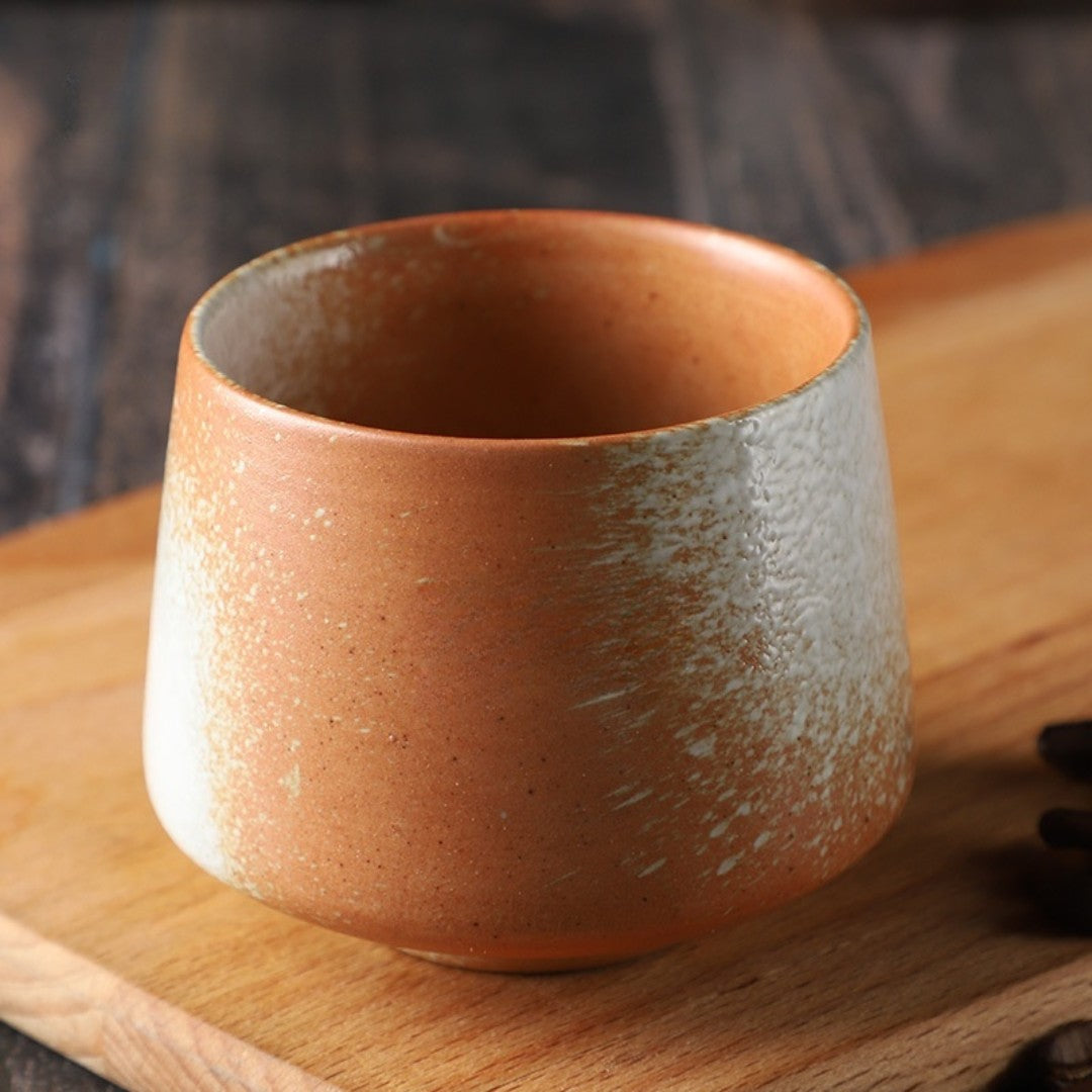 Kurasu Japanese Ceramic Espresso Mugs Clay Smoke