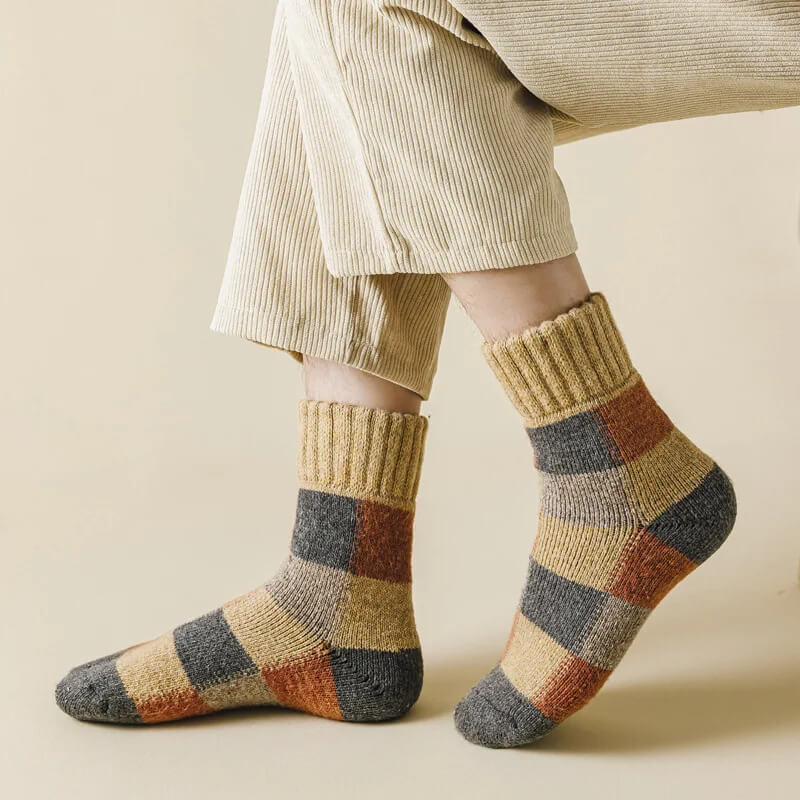 Men's Warm Wool Winter Socks 5-Pack