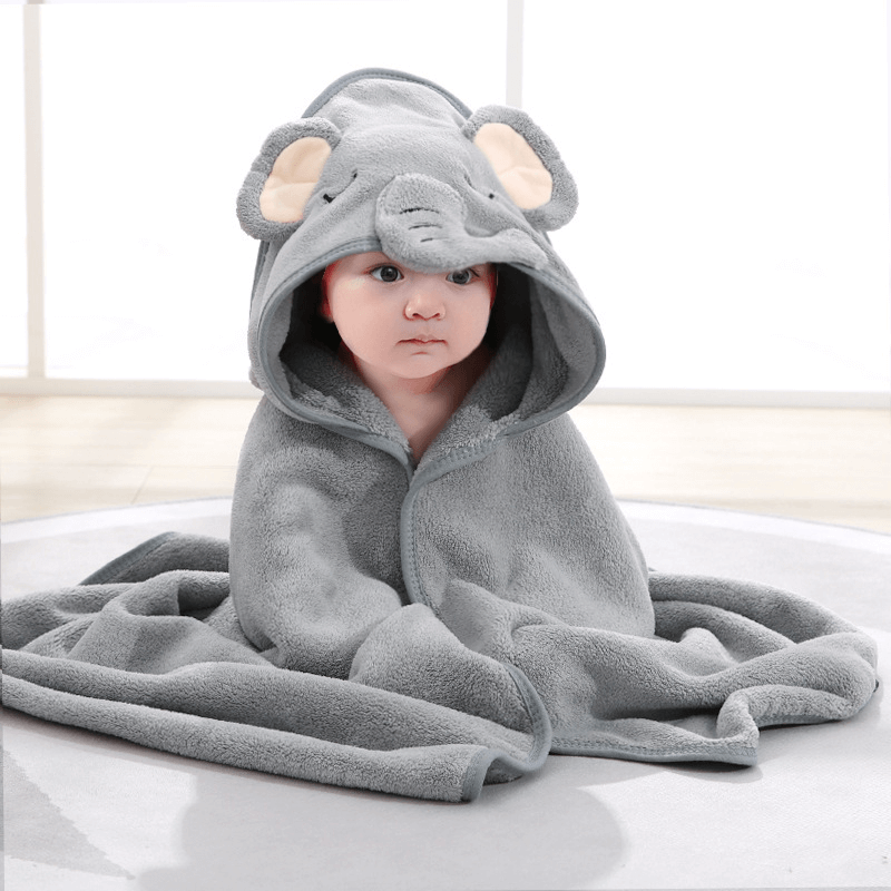 Hoodini Baby Towels Elephant