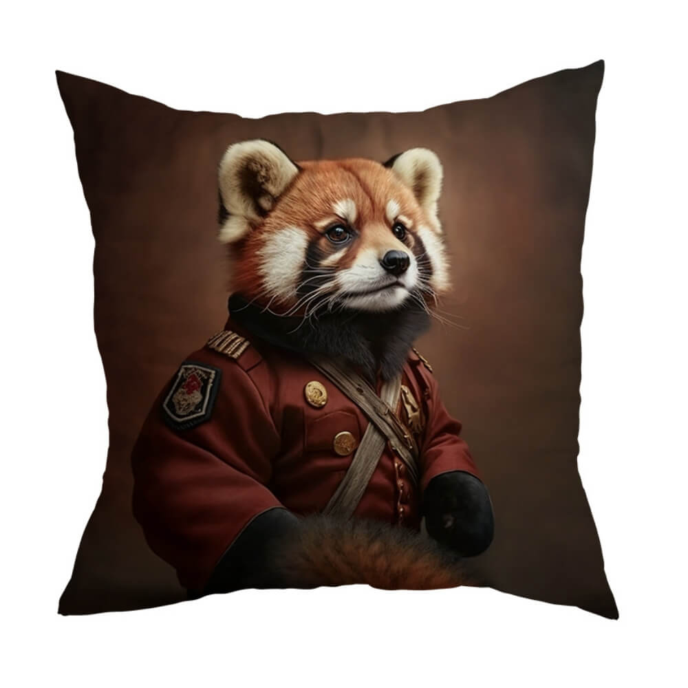 Military Animals Cushion Cover Panda Blaze