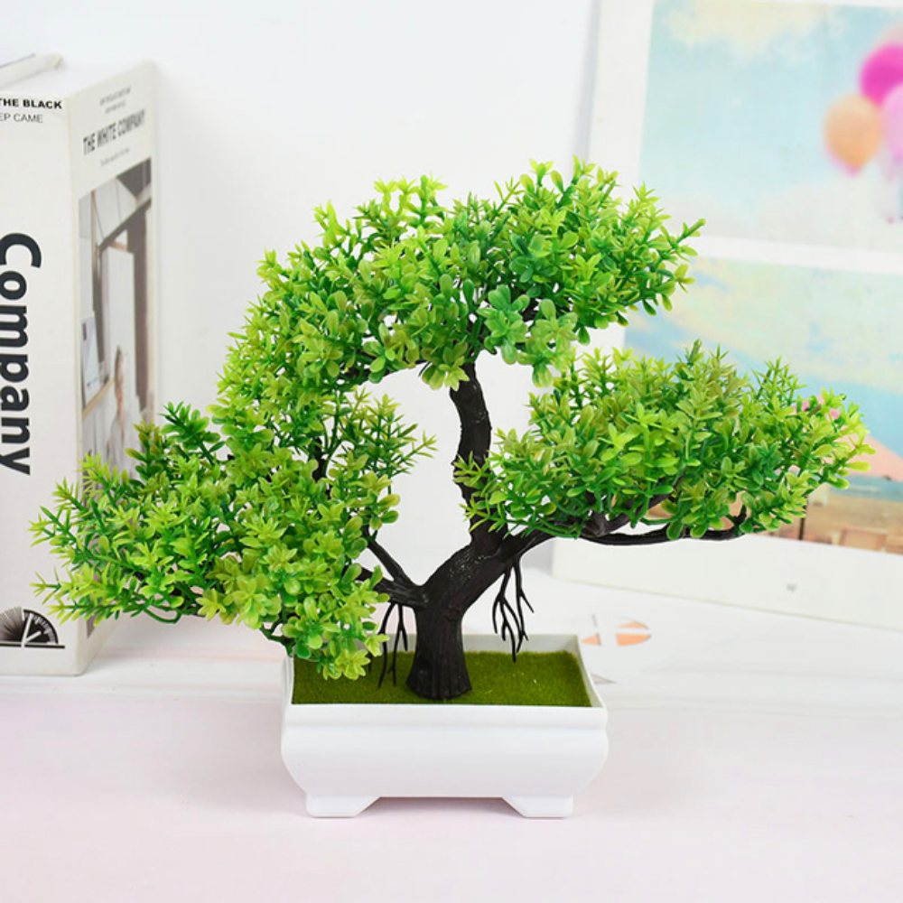 Ornamental Bonsai Tree Spring Green
