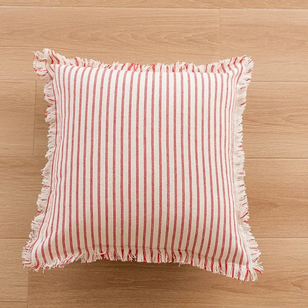 Scandi-Style Cushion Cover Red