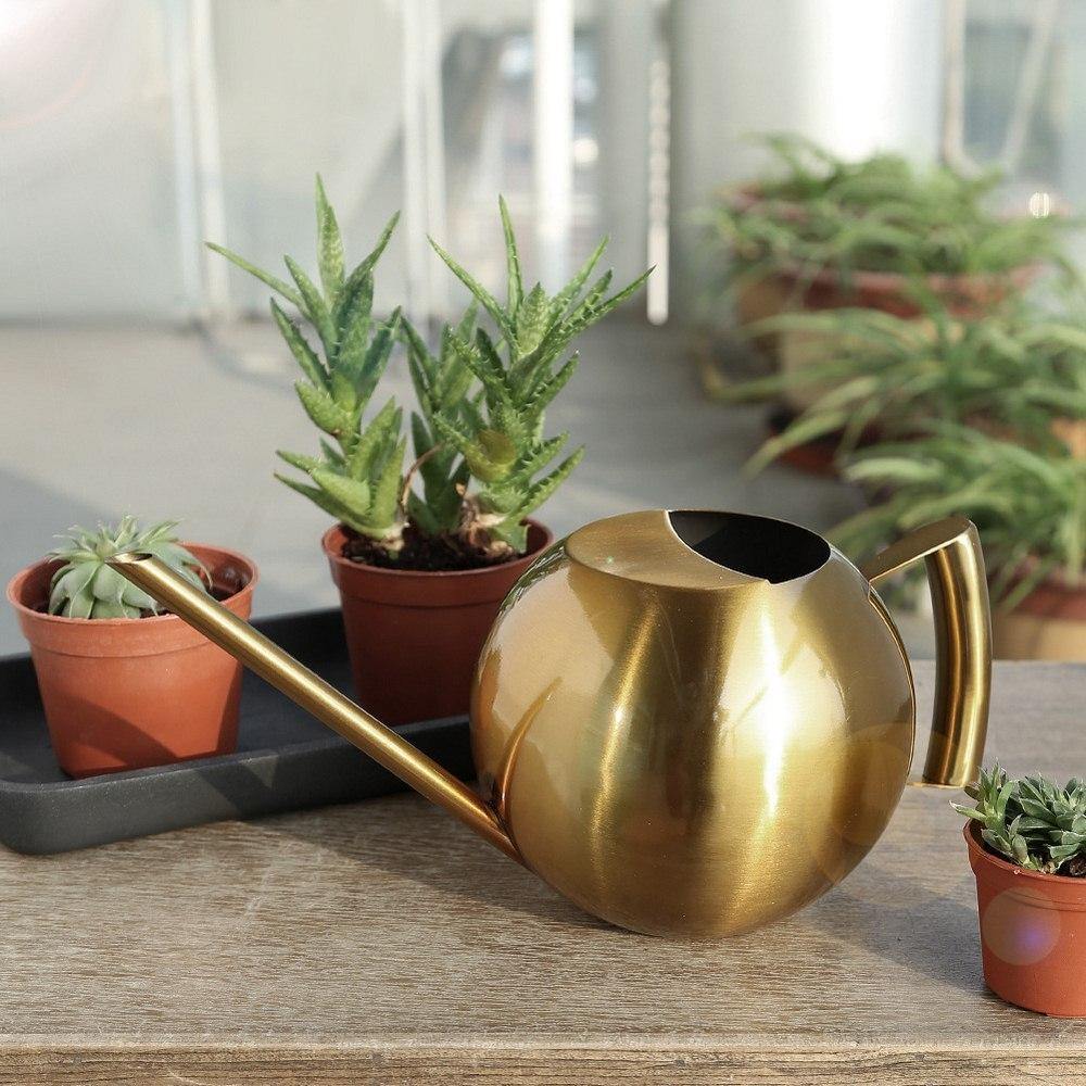 Round Flexible Stainless Steel Watering Can