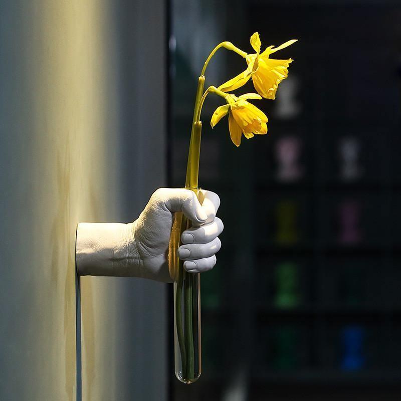 Blossom Hand Wall Vase