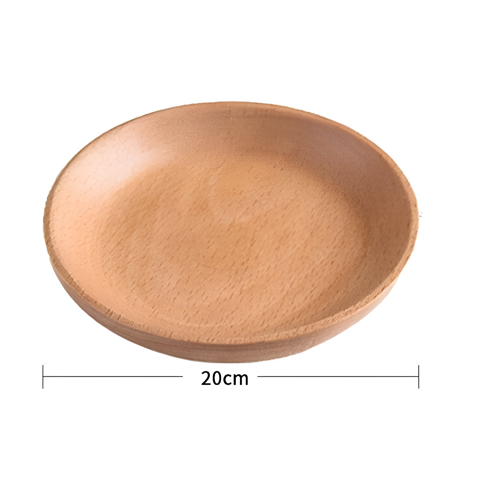 Handcrafted Walnut Wood Plate Light Extra Large