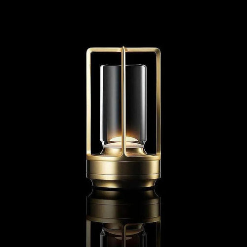 Casa Nordic Crystal Lantern Gold