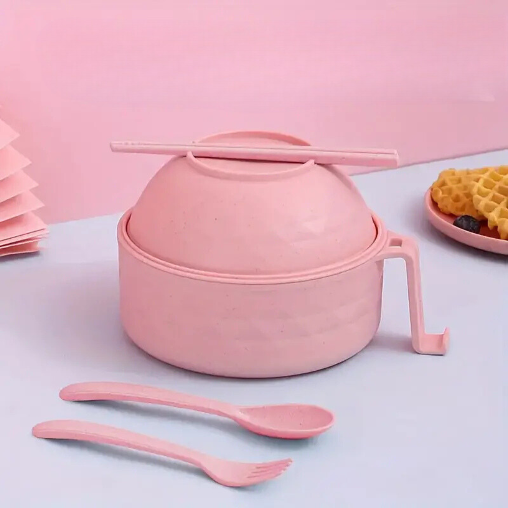 Ramen Delight Bowl Set Pink