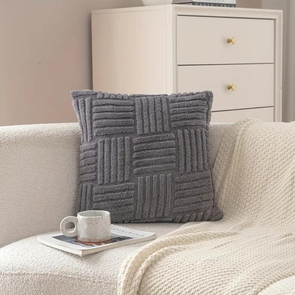 Cloud Soft Cushion Cover Gray 12"x20"
