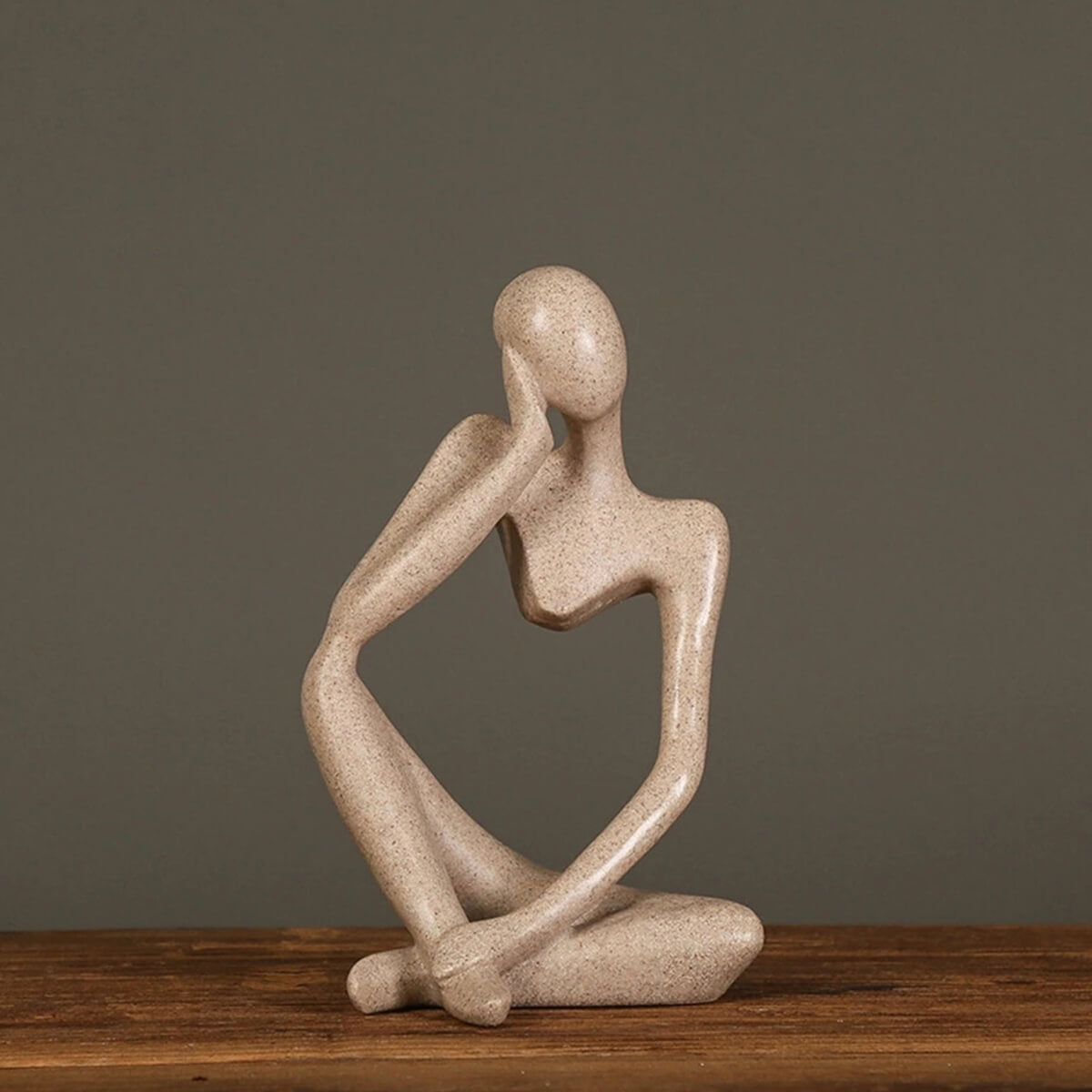 Abstract Thinker Desk Decor Contemplating