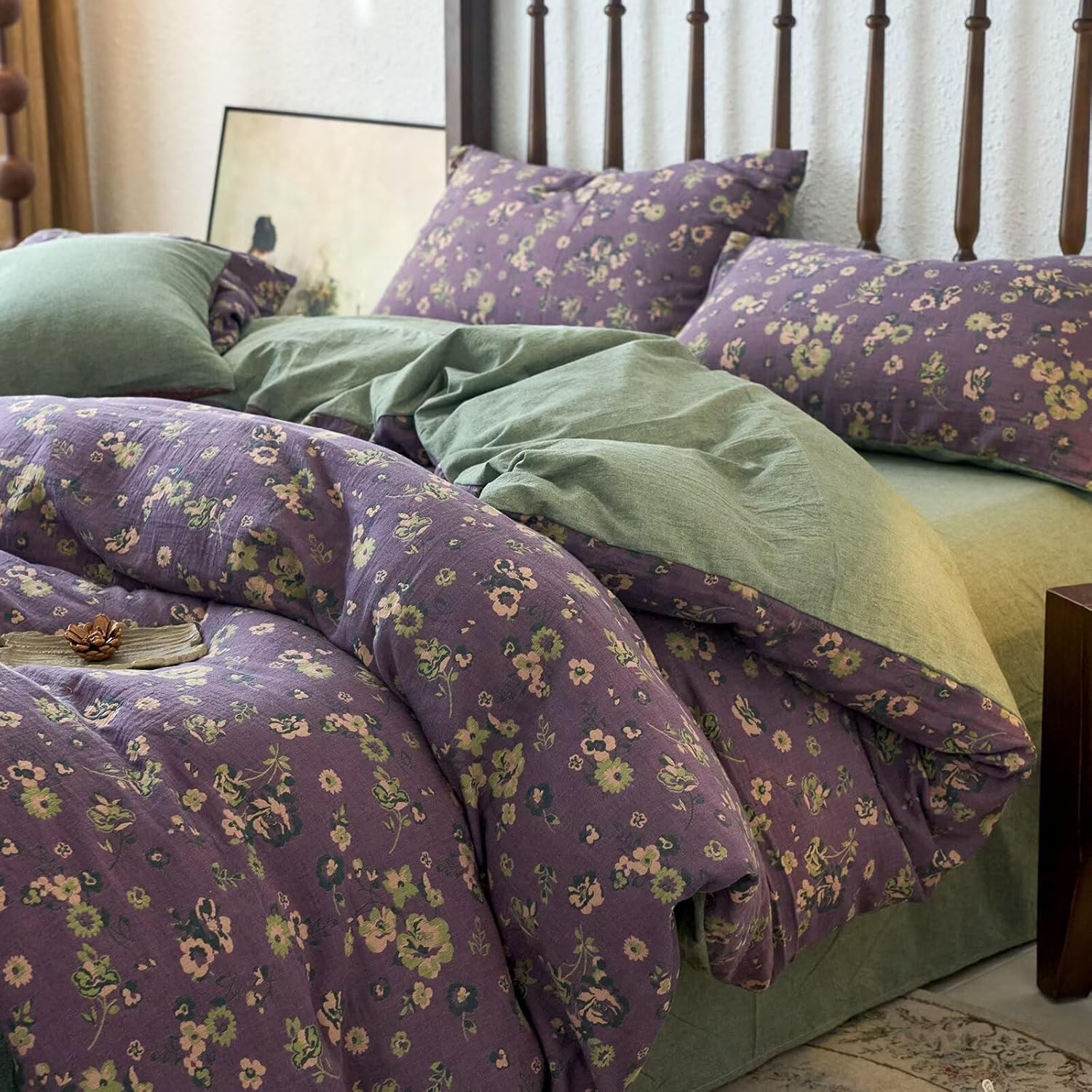 Vintage Floral Duvet Cover