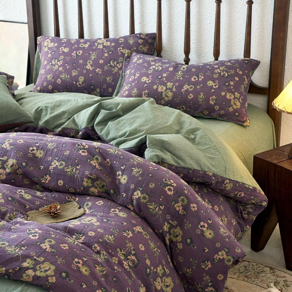 Vintage Floral Duvet Cover