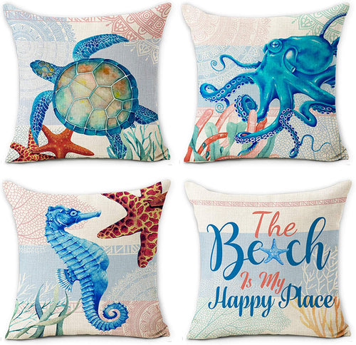 Aquatic Cushion Covers 4 Pack Bundle (Save More)